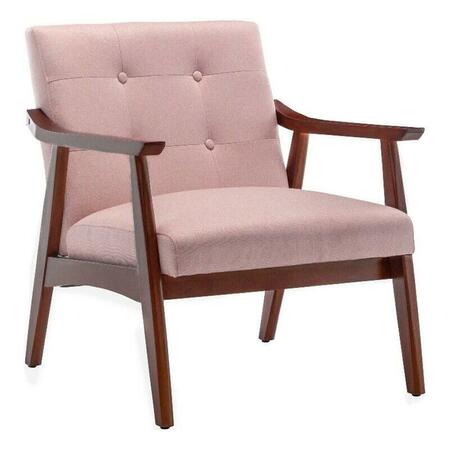CONVENIENCE CONCEPTS Take A Seat Natalie Accent Chair, Pink HI2826079